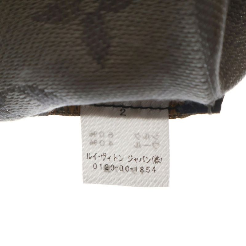 Louis Vuitton Shawl Monogram Fringe Scarf Silk Wool Light Gray