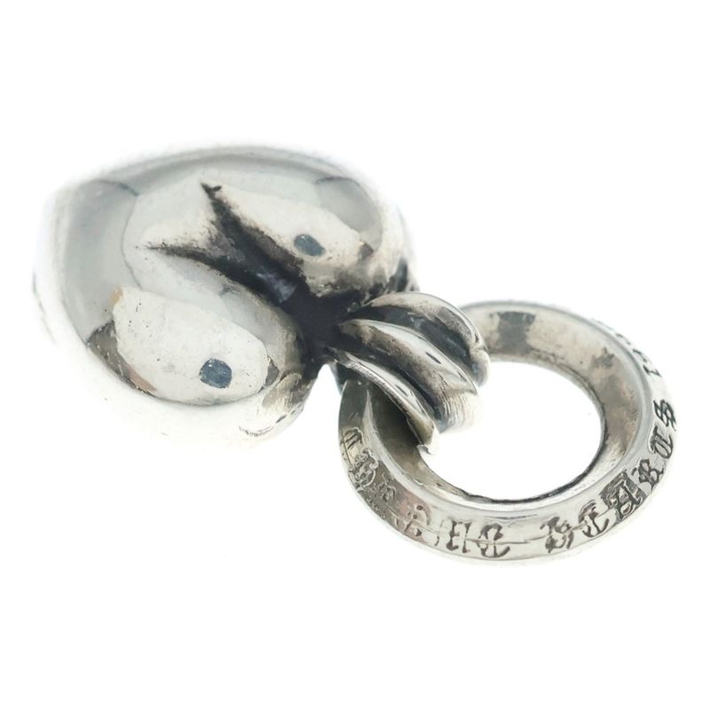 Chrome Hearts Heart Charm Pendant Top Silver