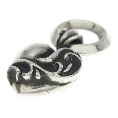 Chrome Hearts Heart Charm Pendant Top Silver