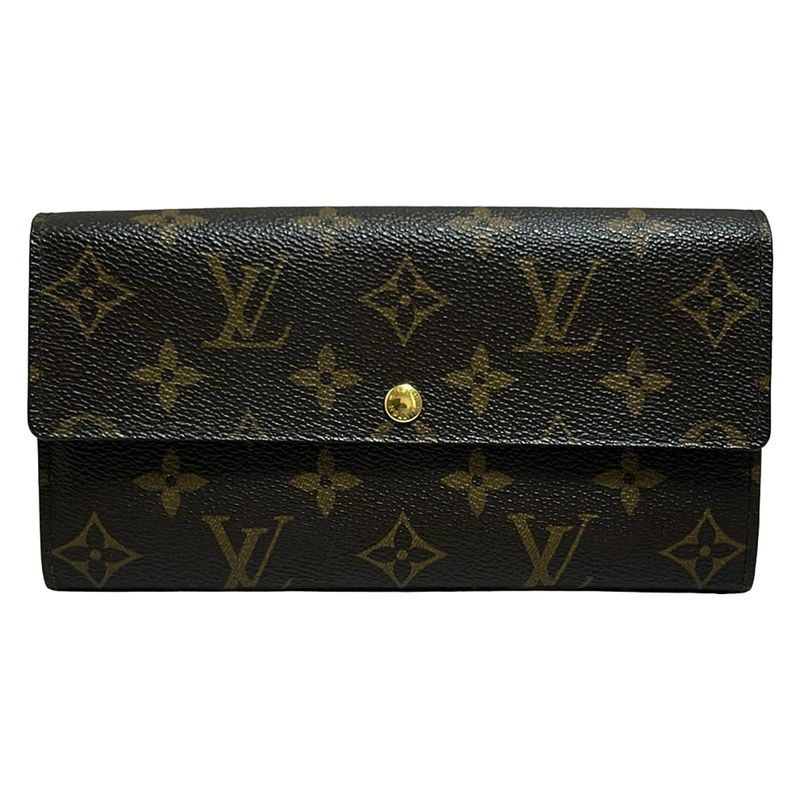 Louis Vuitton Wallet Monogram Fully Portefeuille Sarah Vert