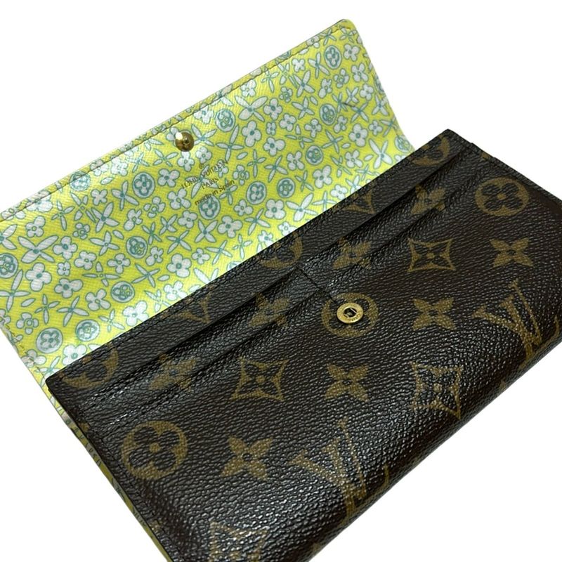 Louis Vuitton Wallet Monogram Fully Portefeuille Sarah Vert