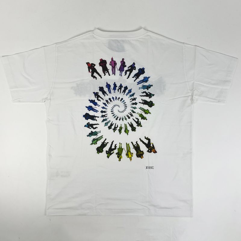 Louis Vuitton Wizard of Oz Short Sleeve T-Shirt Embroidery Top Cotton White