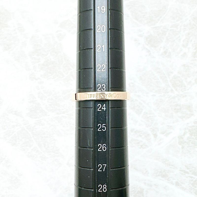 Tiffany & Co T& Band Pink Gold Ring