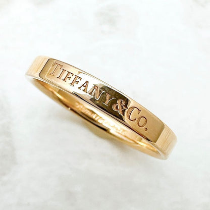 Tiffany & Co T& Band Pink Gold Ring