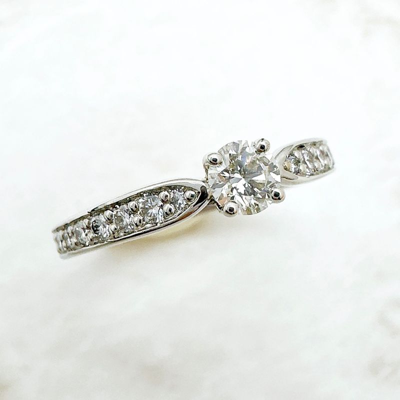 Tiffany & Co Harmony Diamond Platinum Ring