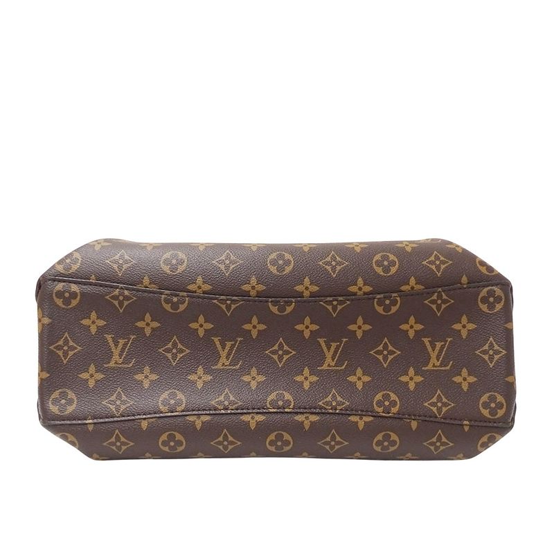 Louis Vuitton 2-Way Shoulder Bag Monogram Canvas Rivoli Mm Brown Handheld