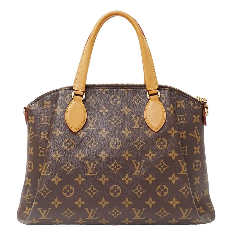 Louis Vuitton 2-Way Shoulder Bag Monogram Canvas Rivoli Mm Brown Handheld
