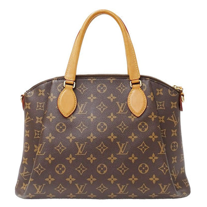 Louis Vuitton 2-Way Shoulder Bag Monogram Canvas Rivoli Mm Brown Handheld