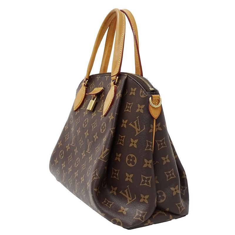 Louis Vuitton 2-Way Shoulder Bag Monogram Canvas Rivoli Mm Brown Handheld