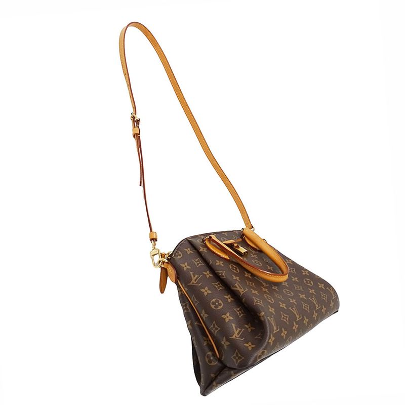 Louis Vuitton 2-Way Shoulder Bag Monogram Canvas Rivoli Mm Brown Handheld