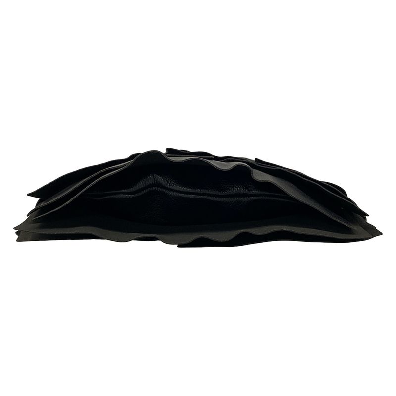 Saint Laurent Rive Gauche Shoulder Bag Tropez Black Leather