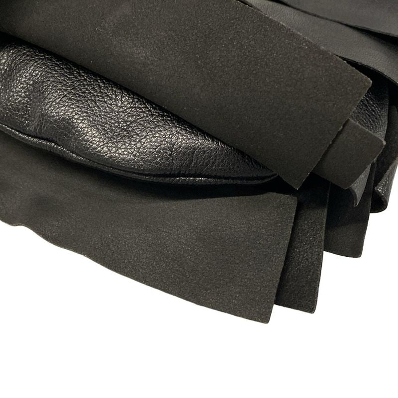 Saint Laurent Rive Gauche Shoulder Bag Tropez Black Leather