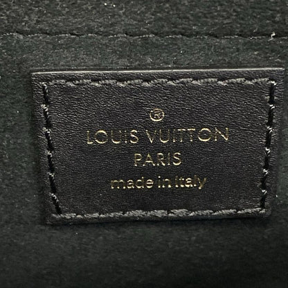 Louis Vuitton Shoulder Bag New Wave Chain MM Black Leather