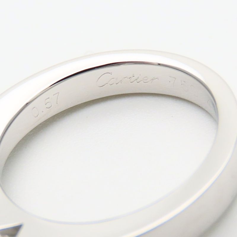 Cartier Ring Date with 48 18k White Gold Diamond