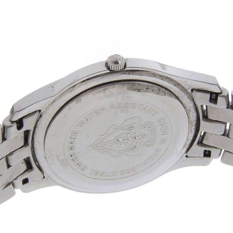 Gucci Stainless Steel Silver Quartz Analog Display Dial Watch