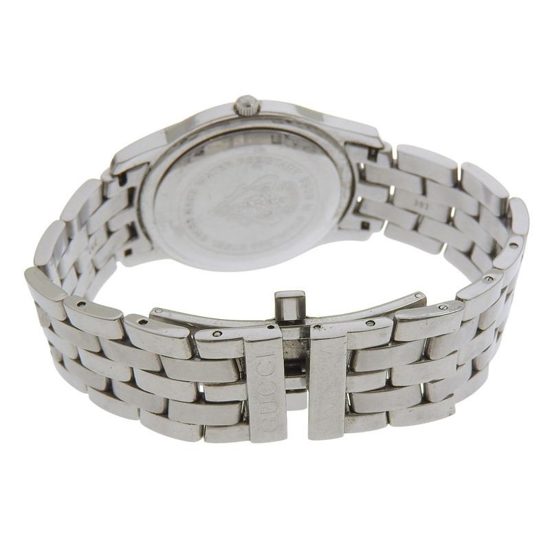 Gucci Stainless Steel Silver Quartz Analog Display Dial Watch
