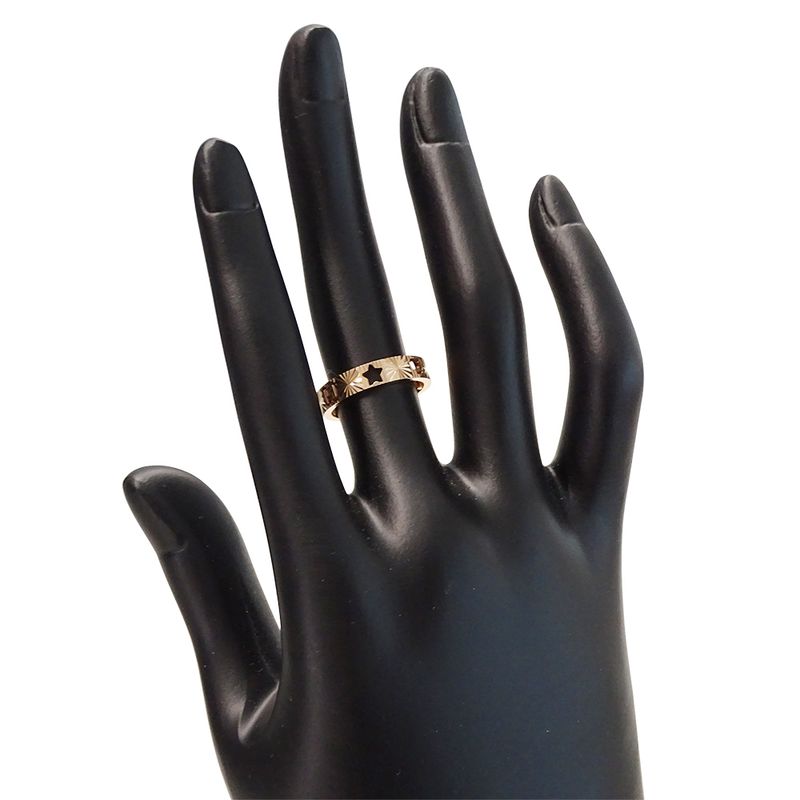Gucci Ring Icon Heart Star Pink Gold