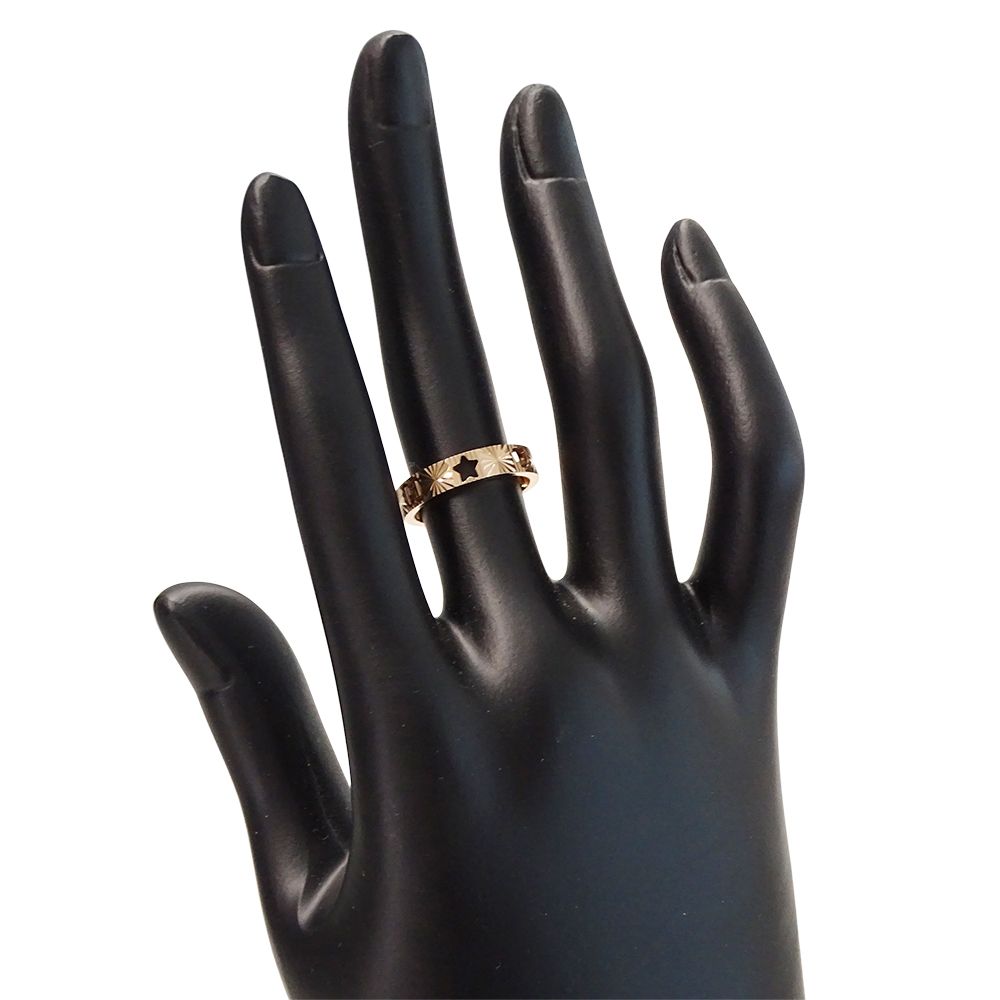 Gucci Ring Icon Heart Star Pink Gold