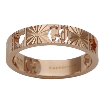 Gucci Ring Icon Heart Star Pink Gold