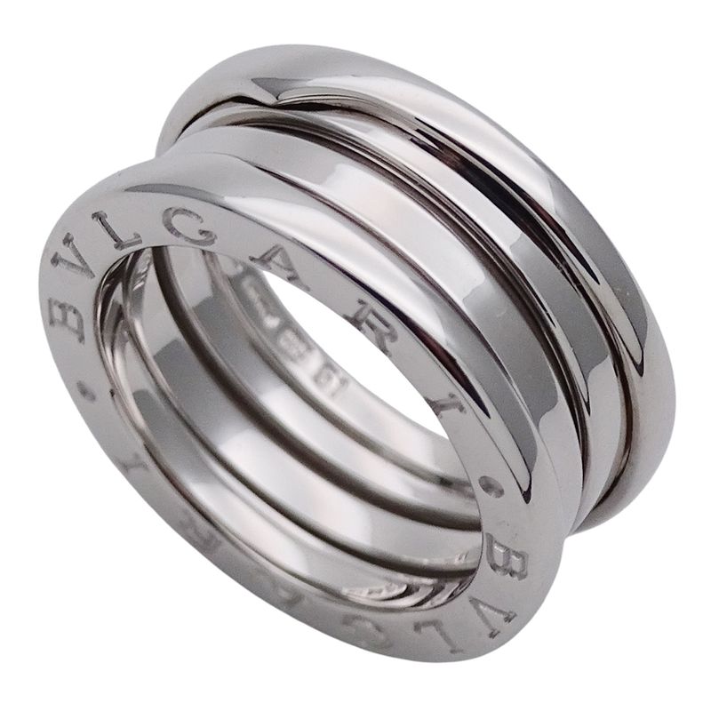 Bvlgari Ring Band White Gold 51