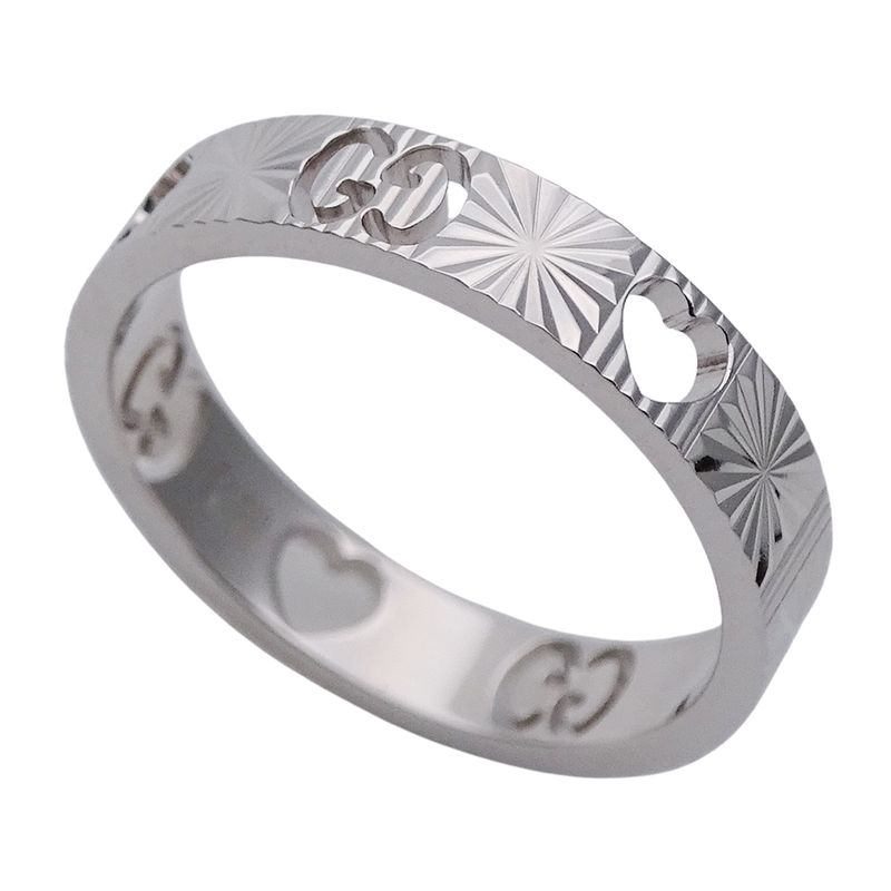 Gucci Ring Icon Heart White Gold