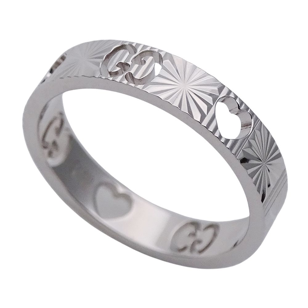Gucci Ring Icon Heart White Gold