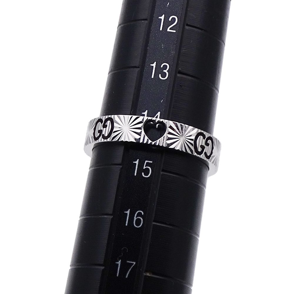 Gucci Ring Icon Heart White Gold