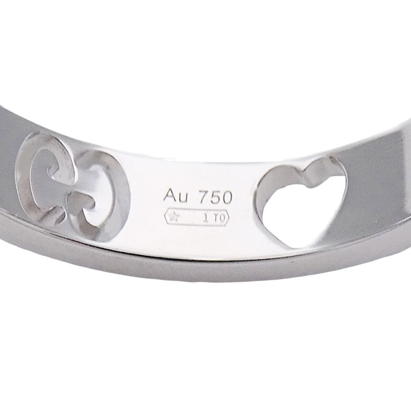Gucci Ring Icon Heart White Gold