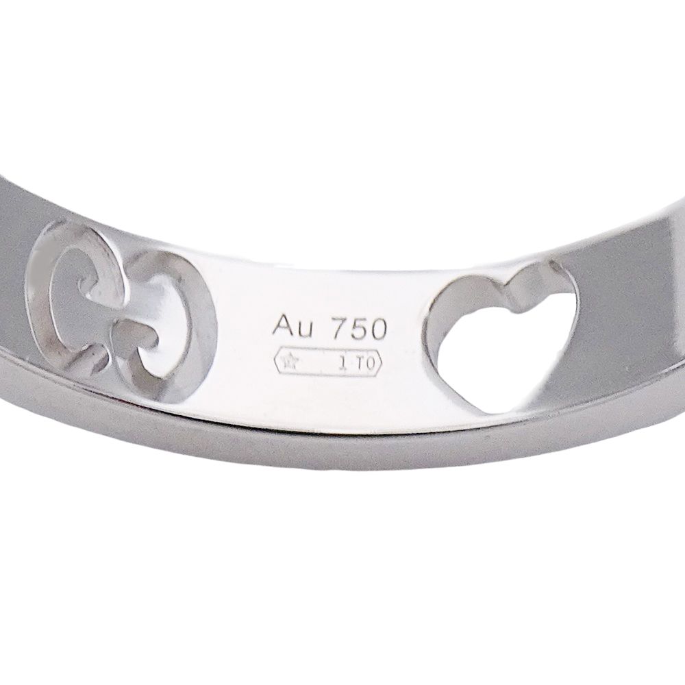 Gucci Ring Icon Heart White Gold