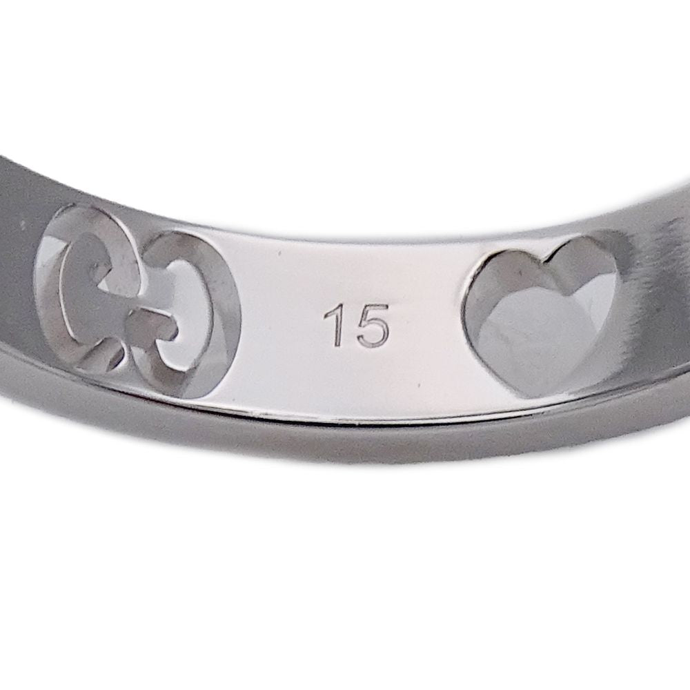 Gucci Ring Icon Heart White Gold