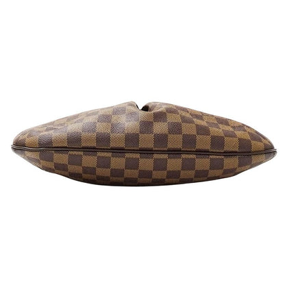 Louis Vuitton Damier Shoulder Bag Blue Bloomsbury PM Brown