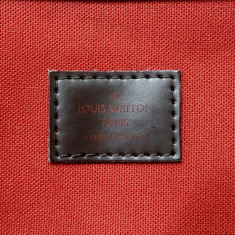 Louis Vuitton Damier Shoulder Bag Blue Bloomsbury PM Brown