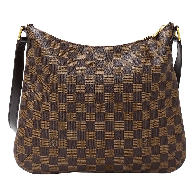 Louis Vuitton Damier Shoulder Bag Blue Bloomsbury PM Brown
