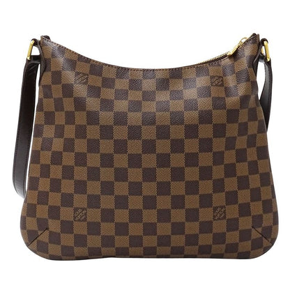 Louis Vuitton Damier Shoulder Bag Blue Bloomsbury PM Brown