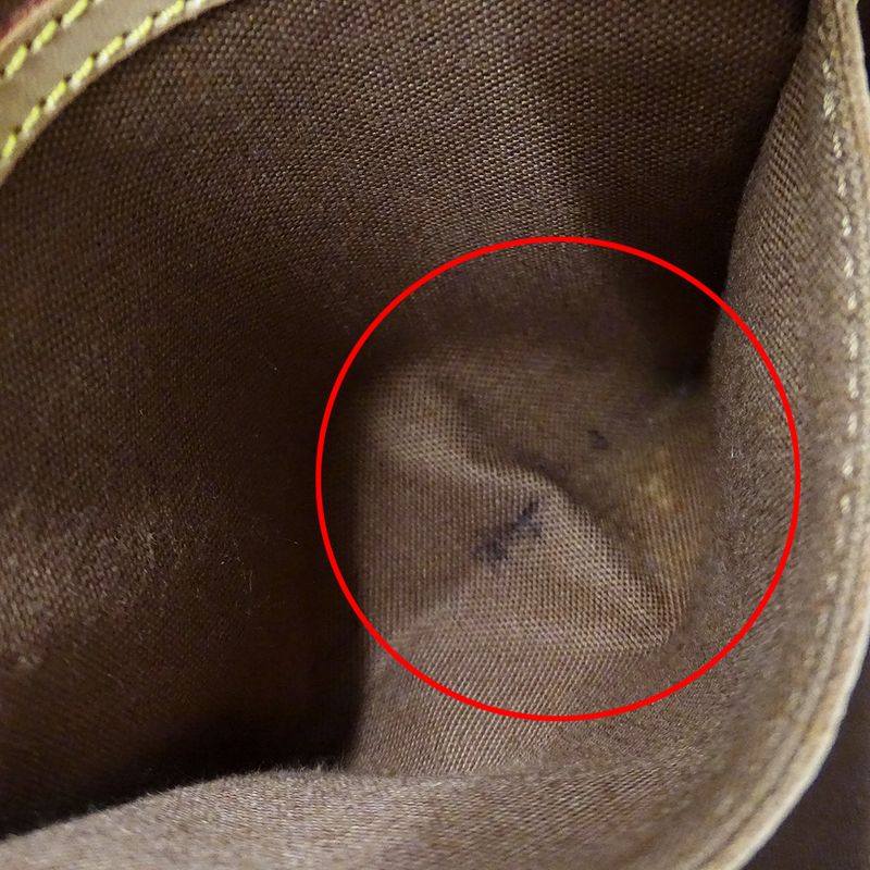 Louis Vuitton Bag Monogram Handbag Alma Brown
