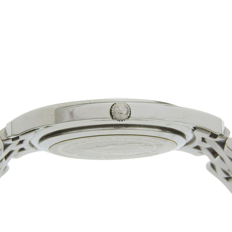 Gucci Stainless Steel Black Quartz Analog Display Dial Watch