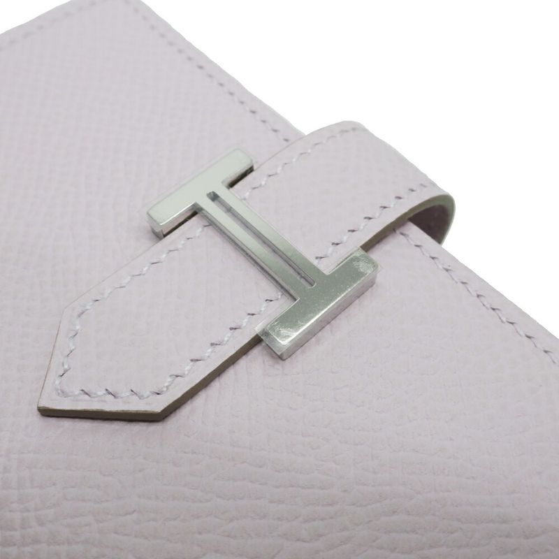 Hermes Bearn Mini Bifold Wallet Mauveper Epsom