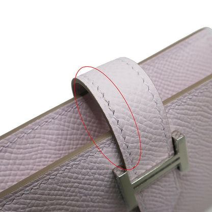 Hermes Bearn Mini Bifold Wallet Mauveper Epsom