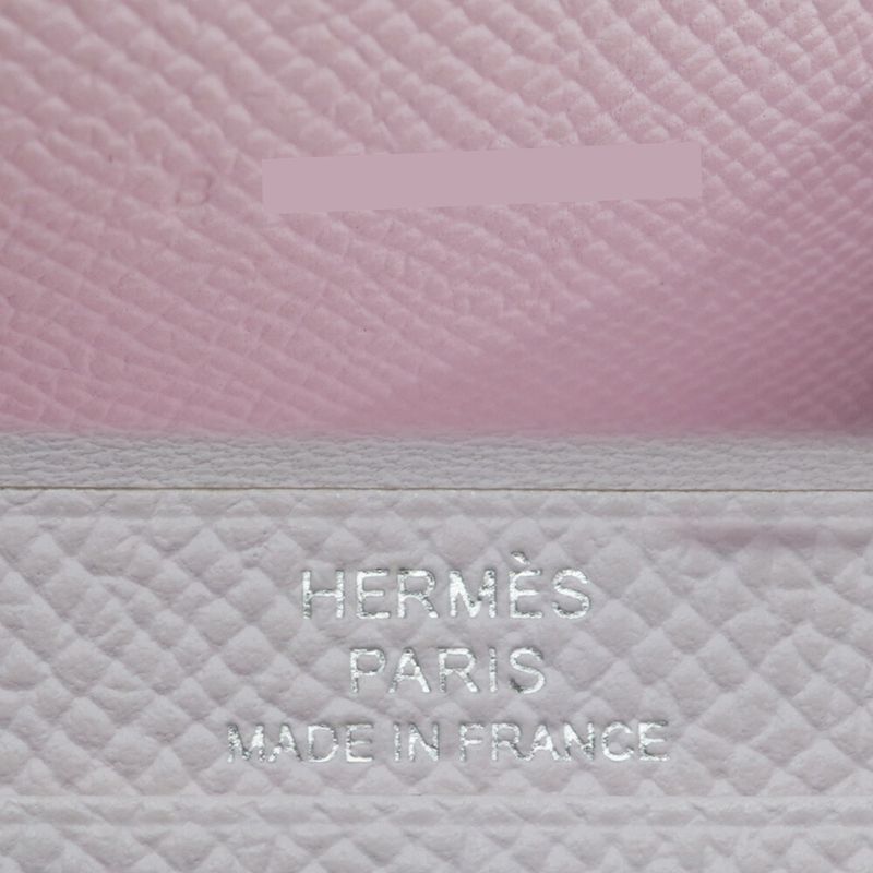 Hermes Bearn Mini Bifold Wallet Mauveper Epsom