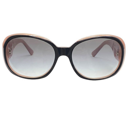 Chanel Camellia Sunglasses Eyewear CC Logo Plastic Colored Lenses Black Pink