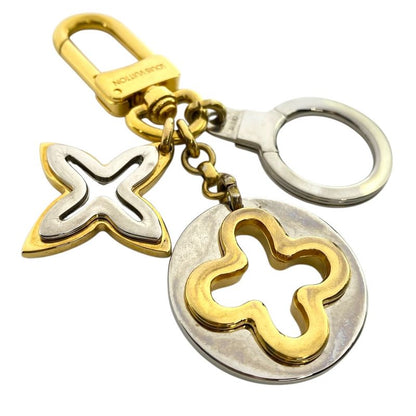 Louis Vuitton Key Holder Key Ring Charm Porte Cles Insolence Metal Gold Silver