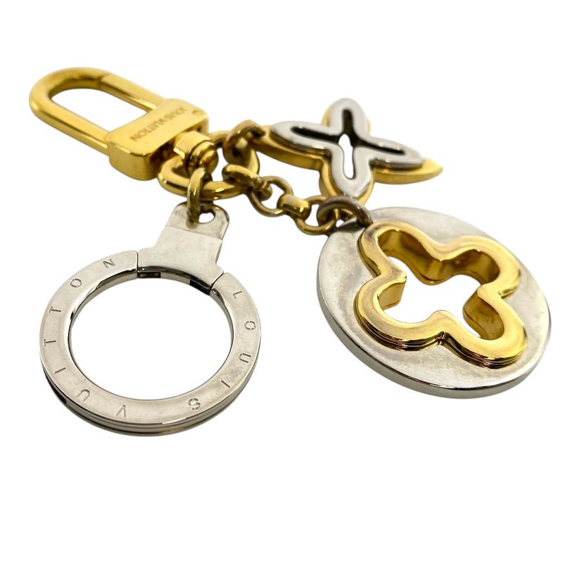 Louis Vuitton Key Holder Key Ring Charm Porte Cles Insolence Metal Gold Silver