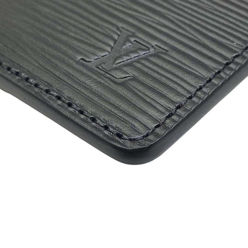 Louis Vuitton Neo Card Holder Case Compact Epi Leather Black Sophistication