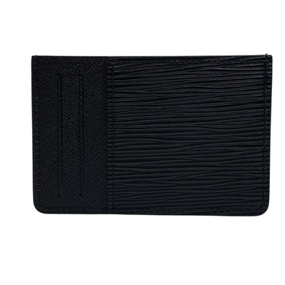 Louis Vuitton Neo Card Holder Case Compact Epi Leather Black Sophistication