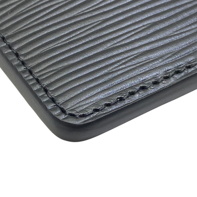 Louis Vuitton Neo Card Holder Case Compact Epi Leather Black Sophistication