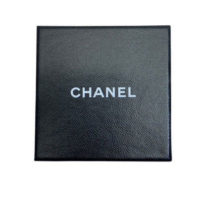 Chanel CC Logo Pearl Ring Plastic Faux Clear Yellow White Sophisticated