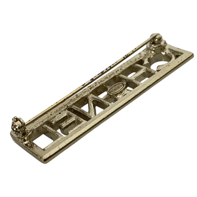 Chanel Logo Brooch Pin Star Gold Sophistication Luxury Gorgeous Presence