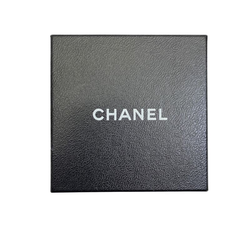 Chanel Vintage Camellia CC Logo Brooch Flower Champagne Gold Silver Faux Pearl