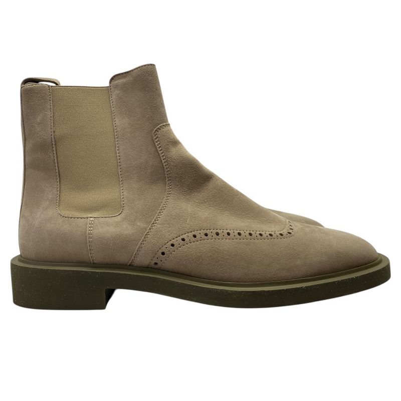 Hermes Side Gore Boots Short Shoes Suede Beige Luxury Sophisticated Adult Style