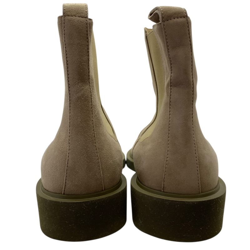 Hermes Side Gore Boots Short Shoes Suede Beige Luxury Sophisticated Adult Style